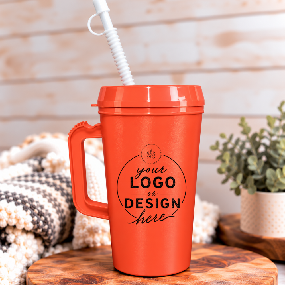 CUSTOM LOGO | UVDTF | 34oz Mega Trucker Mug