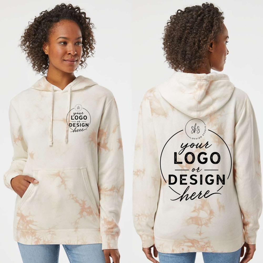 CUSTOM LOGO | Unisex Tie-Dyed Hoodie [INDEPENDENT TRADING CO.]