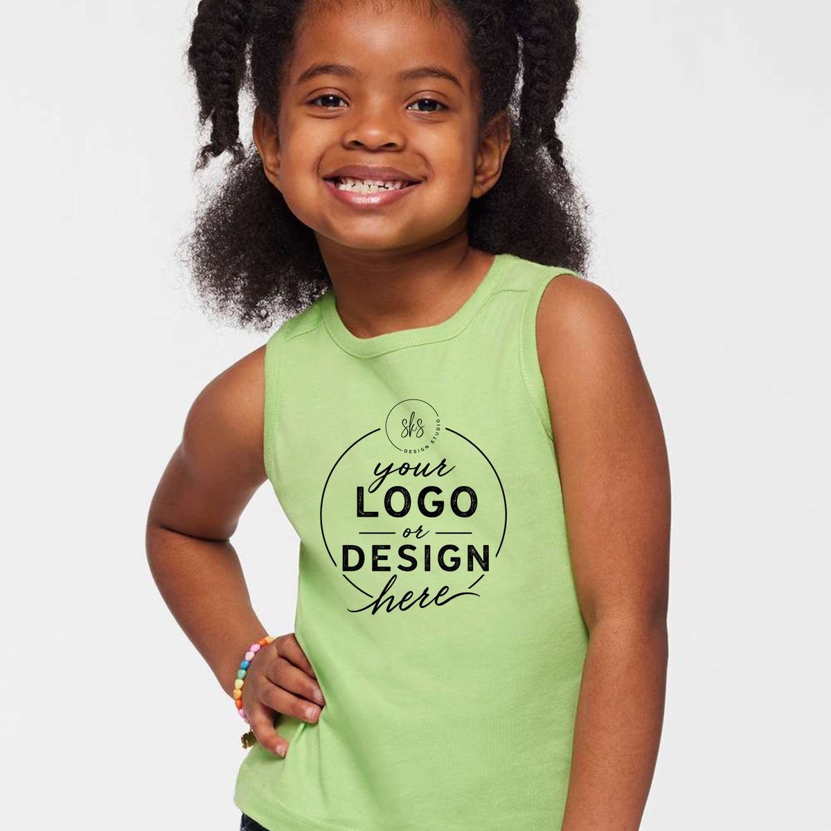 CUSTOM LOGO | Toddler Tank [RABBIT SKINS]