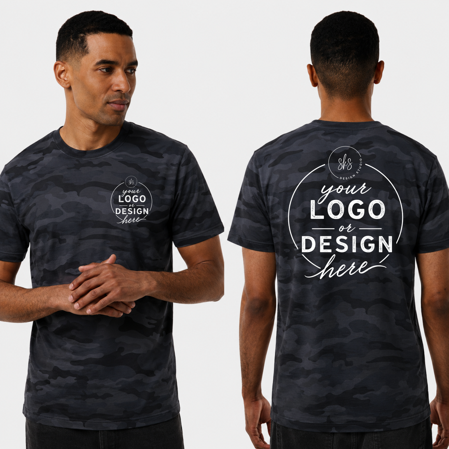 CUSTOM LOGO | Unisex Camo T-Shirt [INDEPENDENT TRADING CO]