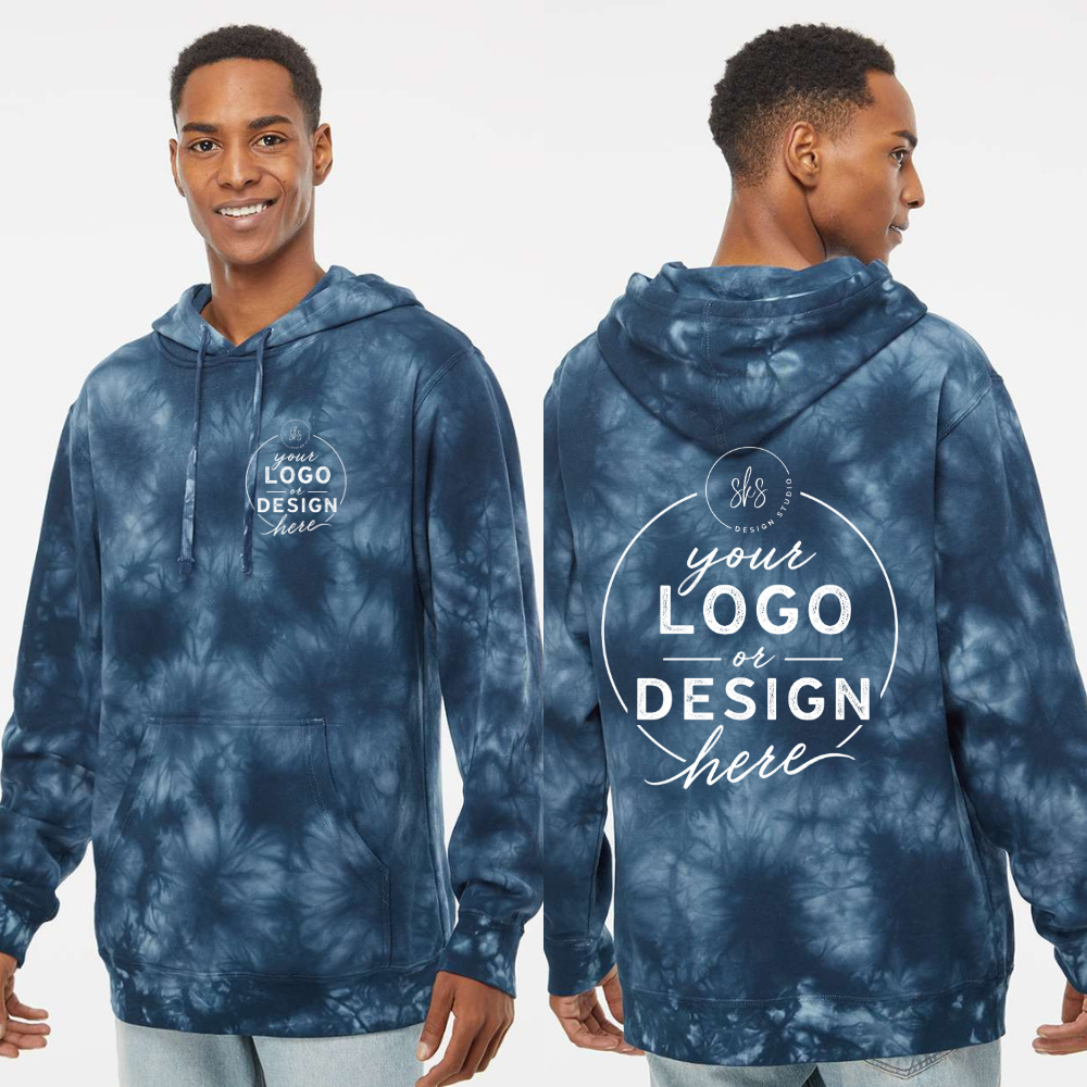 CUSTOM LOGO | Unisex Tie-Dyed Hoodie [INDEPENDENT TRADING CO.]