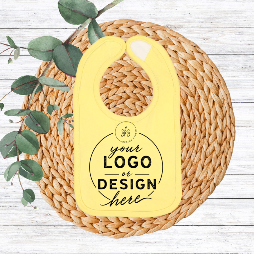 CUSTOM Logo | Infant Bib [RABBIT SKINS]