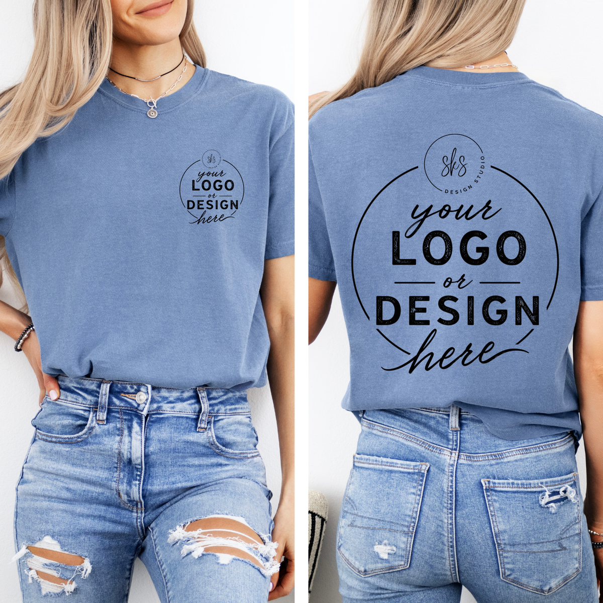 CUSTOM LOGO | Unisex T-Shirt [COMFORT COLORS]