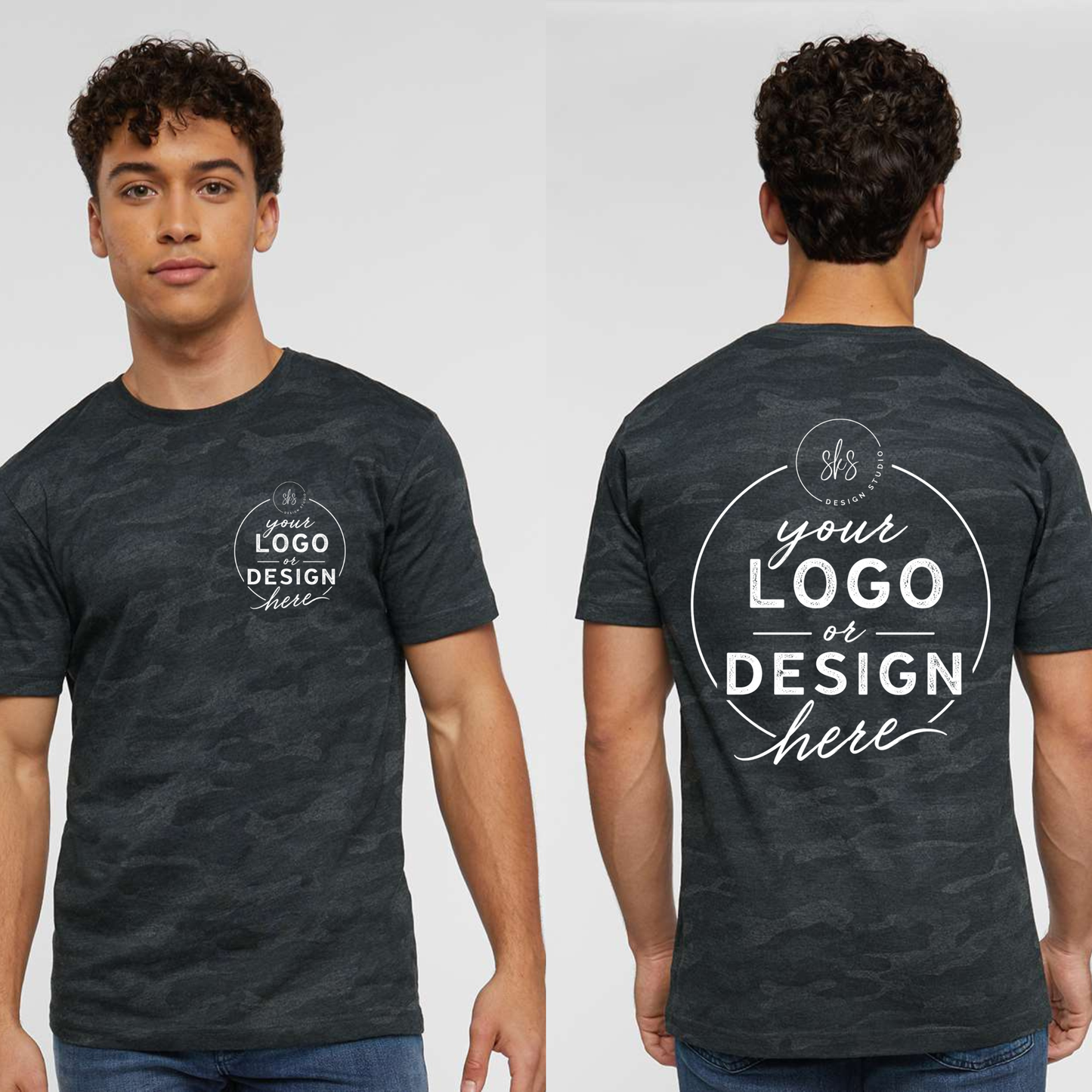 CUSTOM LOGO | Unisex Camo T-Shirt [LAT]