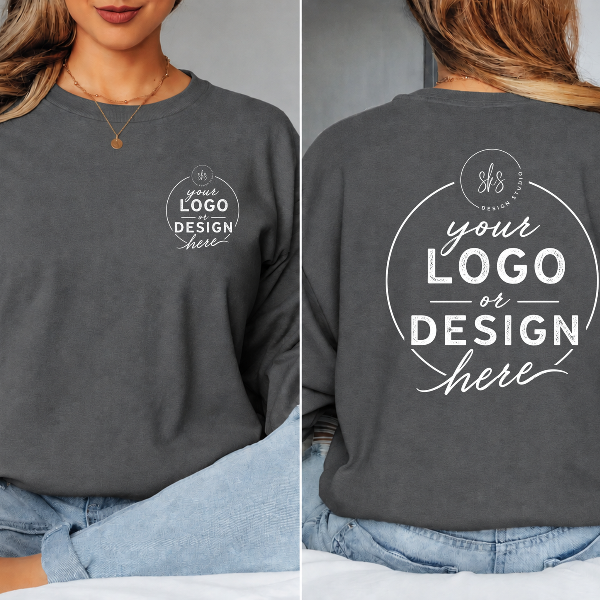 CUSTOM LOGO | Unisex Long Sleeve Shirt [GILDAN]