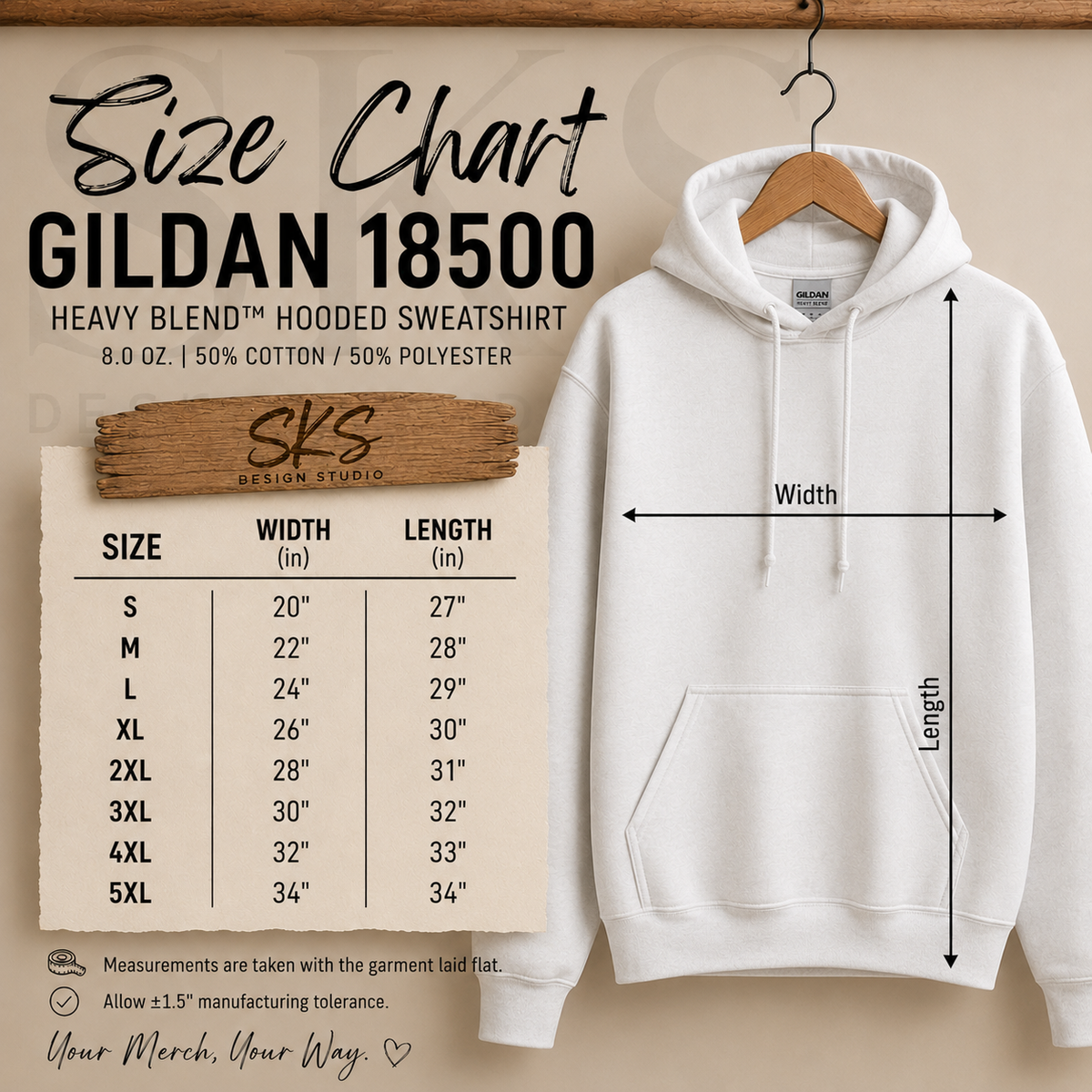 CUSTOM LOGO | Unisex Hoodie Sweatshirt [GILDAN]