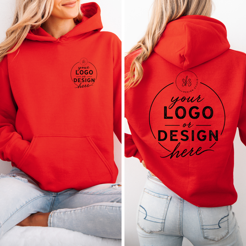 CUSTOM LOGO | Unisex Hoodie Sweatshirt [GILDAN]