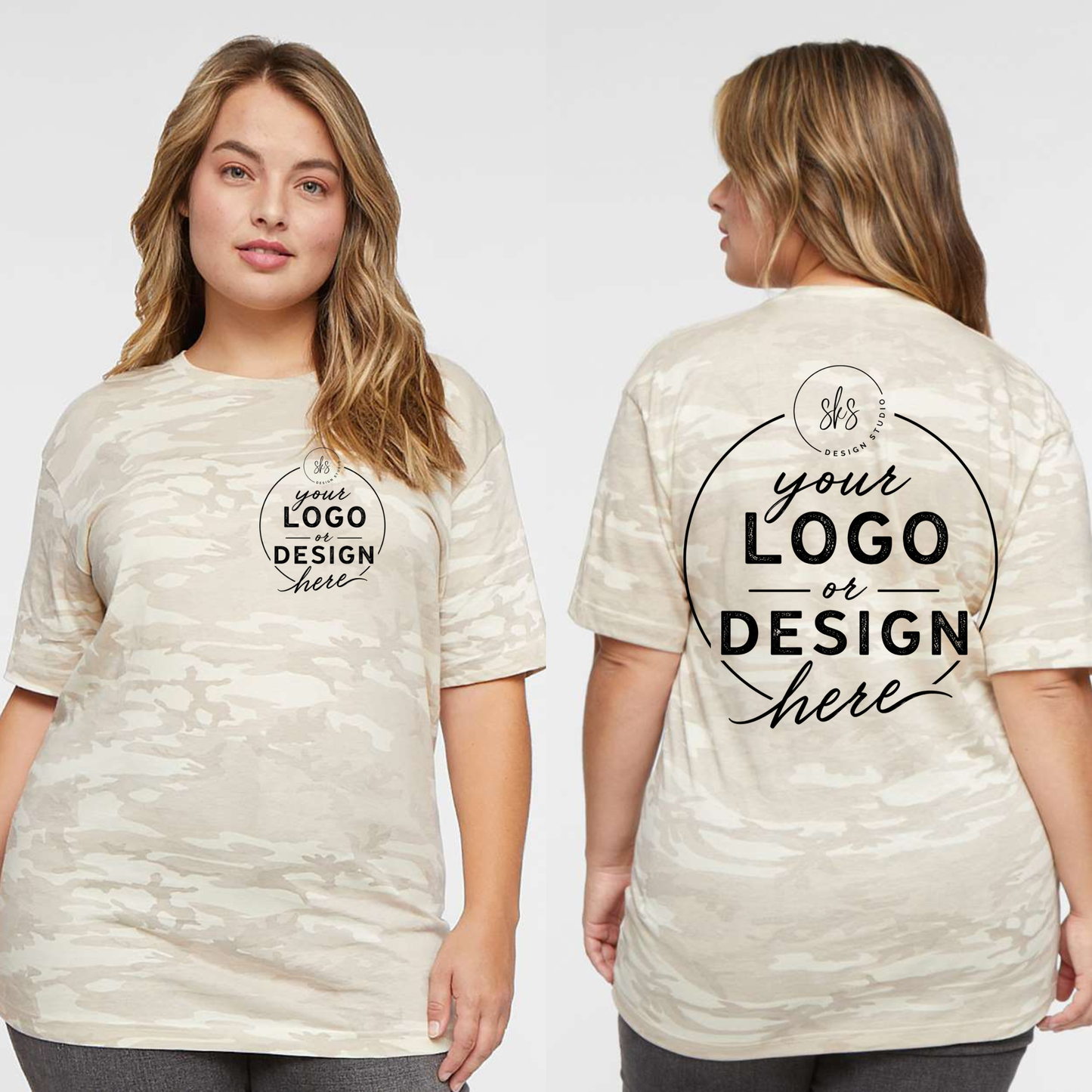 CUSTOM LOGO | Unisex Camo T-Shirt [LAT]