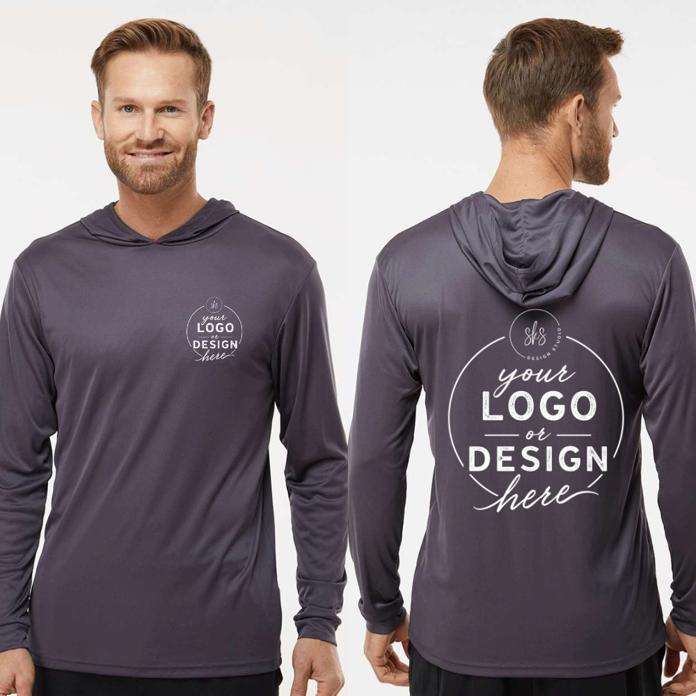 CUSTOM LOGO | Hooded Long Sleeve Sun Shirt [PARAGON]