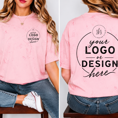 CUSTOM LOGO | Unisex Color Blast T-Shirt [COMFORT COLORS]