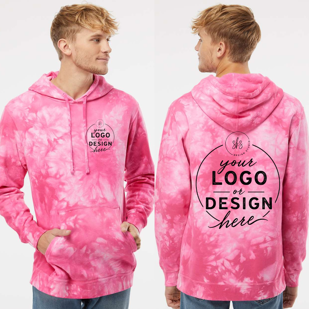 CUSTOM LOGO | Unisex Tie-Dyed Hoodie [INDEPENDENT TRADING CO.]