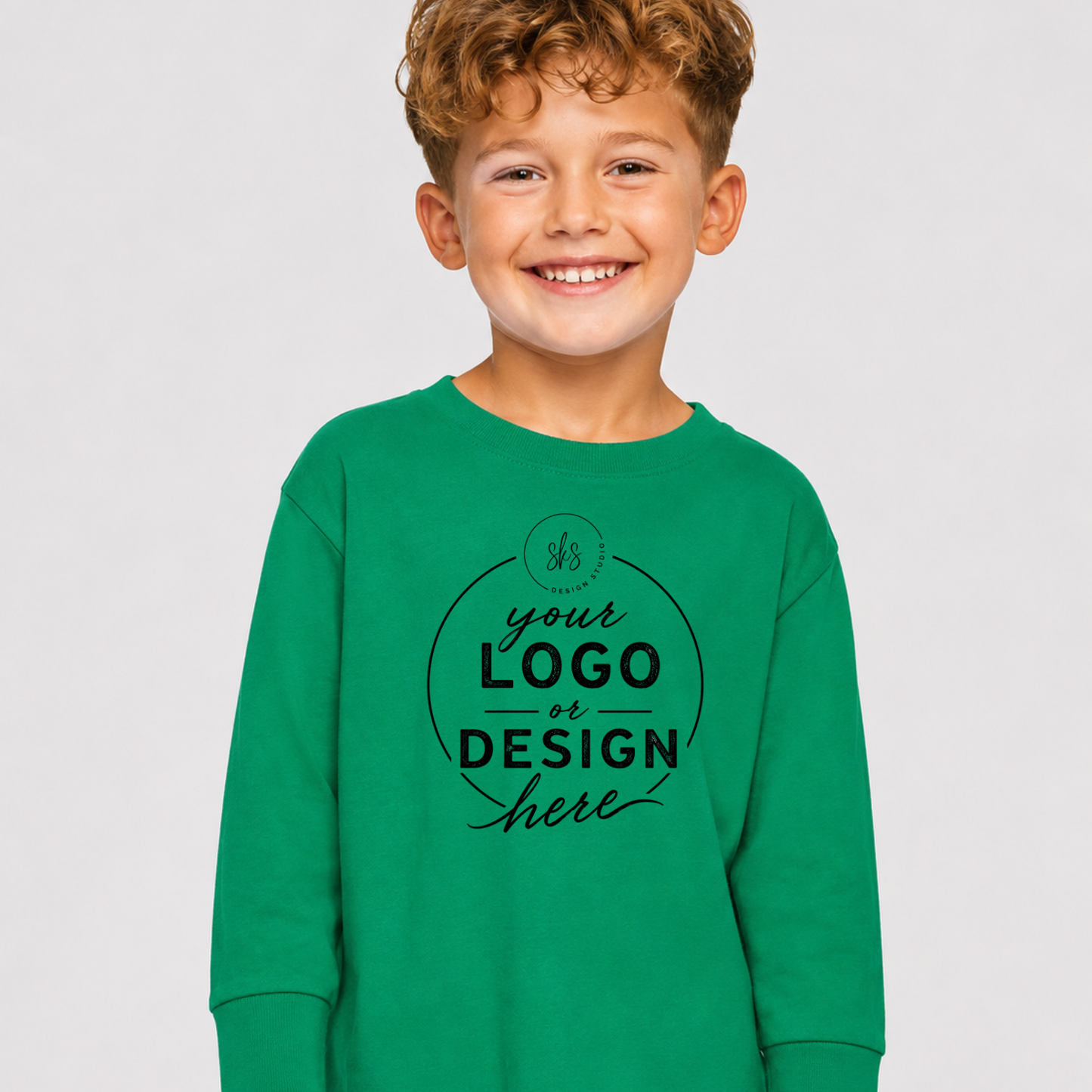 CUSTOM LOGO | Toddler Long Sleeve Shirt [RABBIT SKINS]