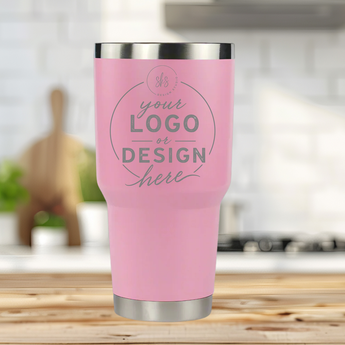 CUSTOM LOGO | ENGRAVED | 30oz Stainless Steel Tumbler