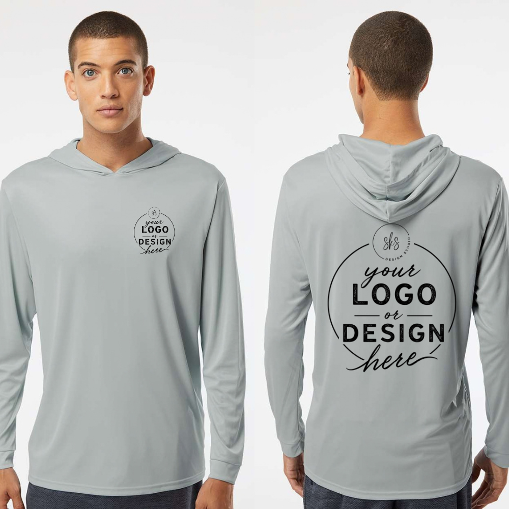 CUSTOM LOGO | Hooded Long Sleeve Sun Shirt [PARAGON]