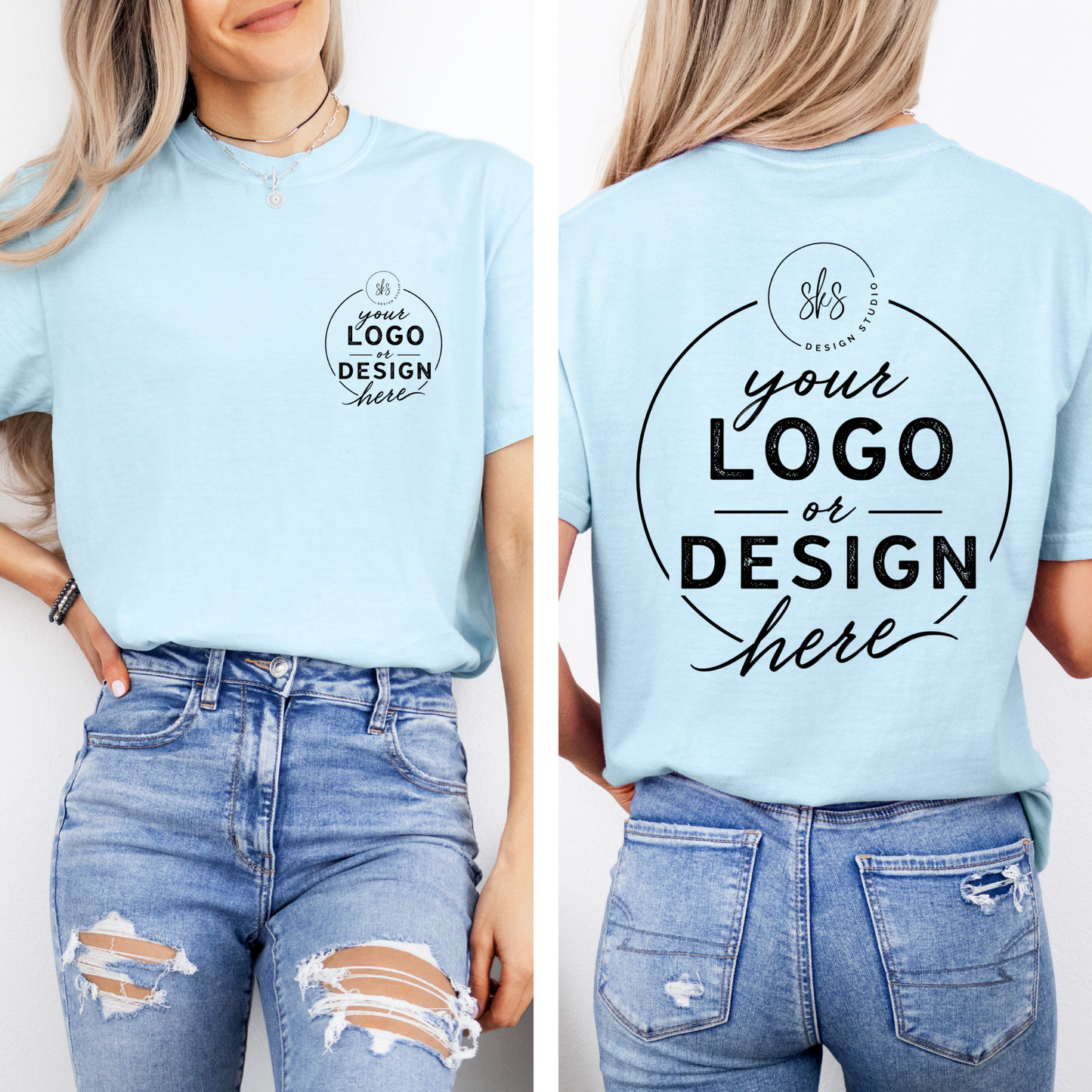 CUSTOM LOGO | Unisex T-Shirt [COMFORT COLORS]