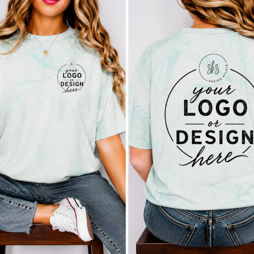 CUSTOM LOGO | Unisex Color Blast T-Shirt [COMFORT COLORS]