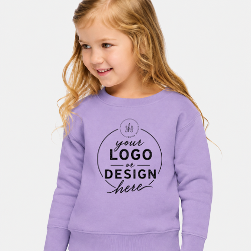 CUSTOM LOGO | Toddler Crewneck Sweatshirt [RABBIT SKINS]
