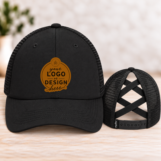 CUSTOM LOGO | Ponytail Hat [HINSON]
