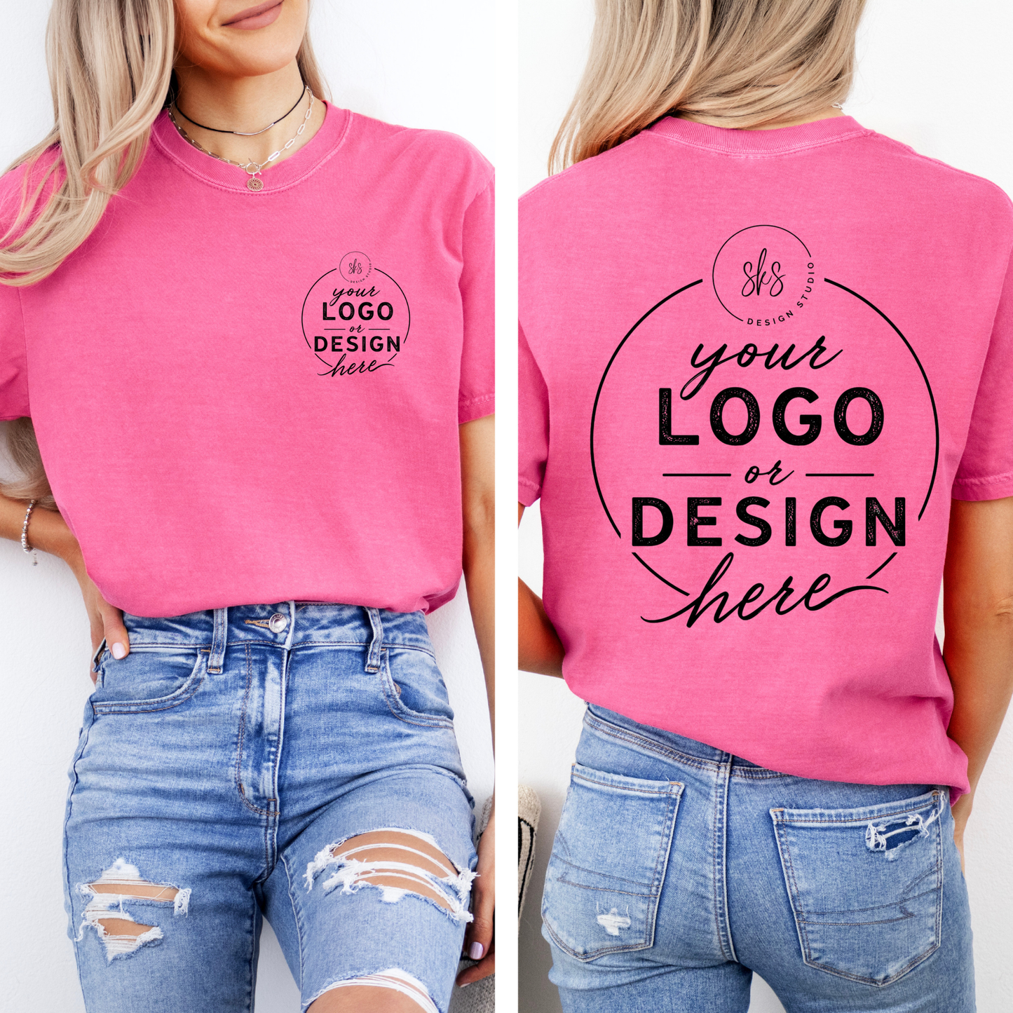 CUSTOM LOGO | Unisex T-Shirt [COMFORT COLORS]
