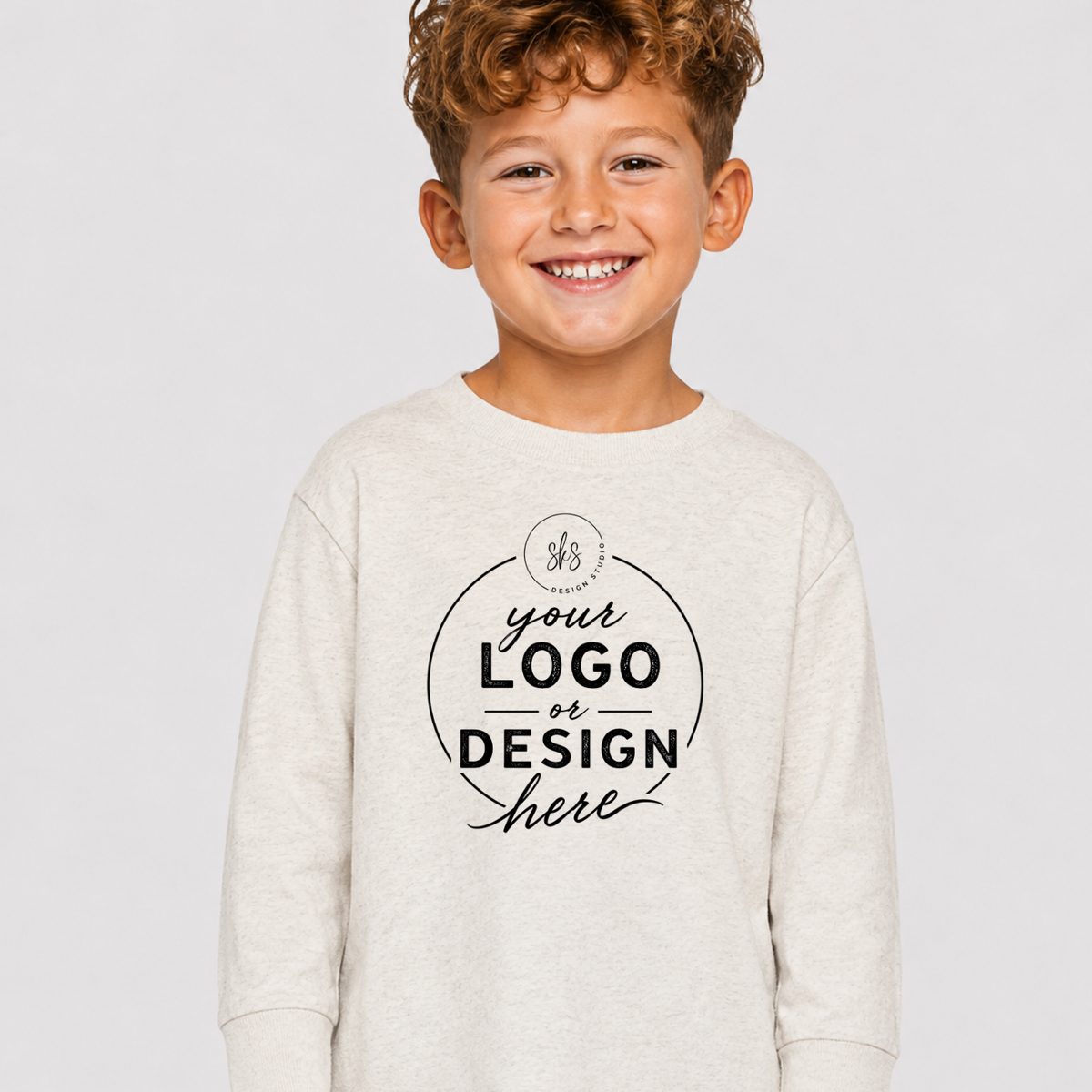 CUSTOM LOGO | Toddler Long Sleeve Shirt [RABBIT SKINS]