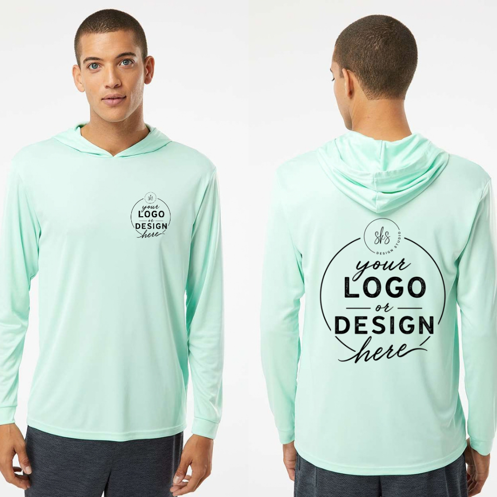 CUSTOM LOGO | Hooded Long Sleeve Sun Shirt [PARAGON]