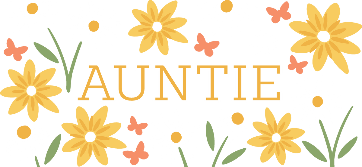 Summer Meadow - Auntie | UVDTF Cup Wrap 40oz