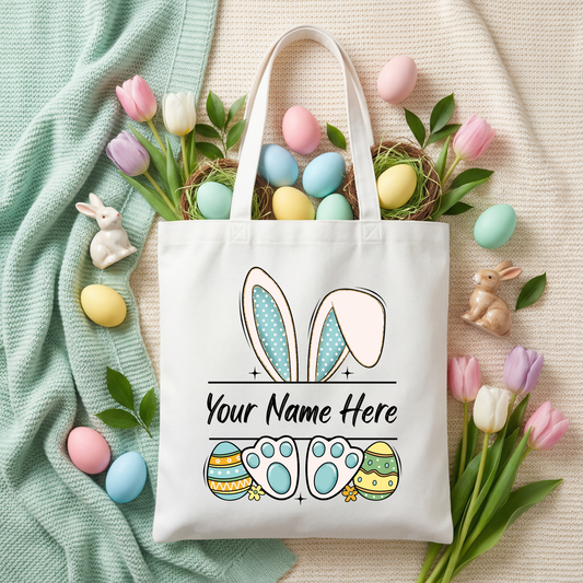 PERSONALIZED Easter Tote | Canvas Tote Bag