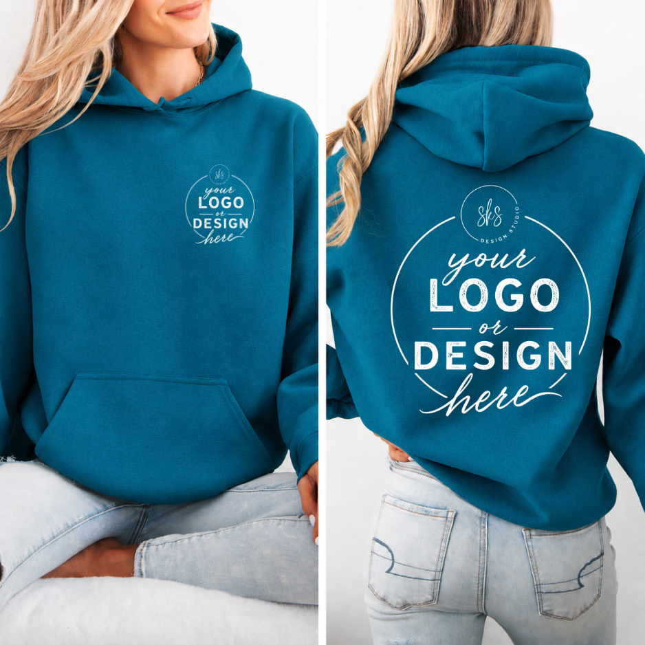 CUSTOM LOGO | Unisex Hoodie Sweatshirt [GILDAN]