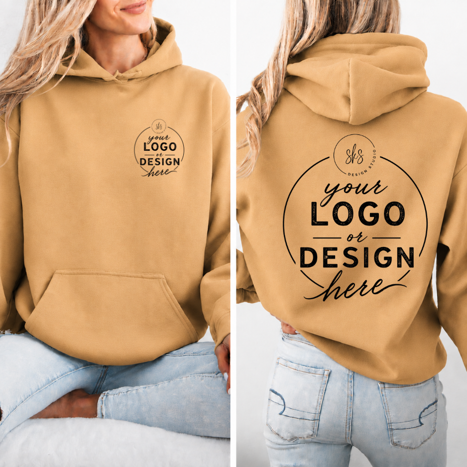 CUSTOM LOGO | Unisex Hoodie Sweatshirt [GILDAN]
