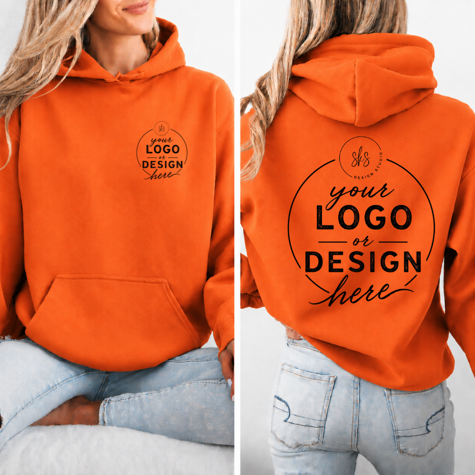 CUSTOM LOGO | Unisex Hoodie Sweatshirt [GILDAN]