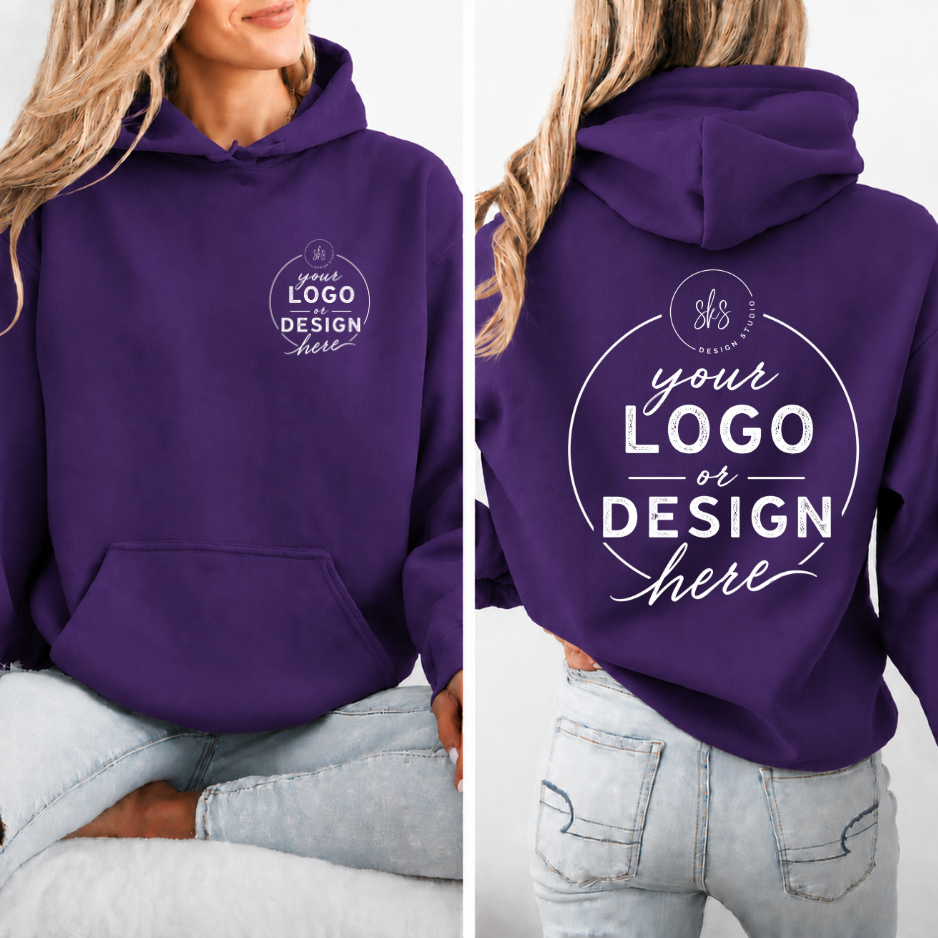 CUSTOM LOGO | Unisex Hoodie Sweatshirt [GILDAN]