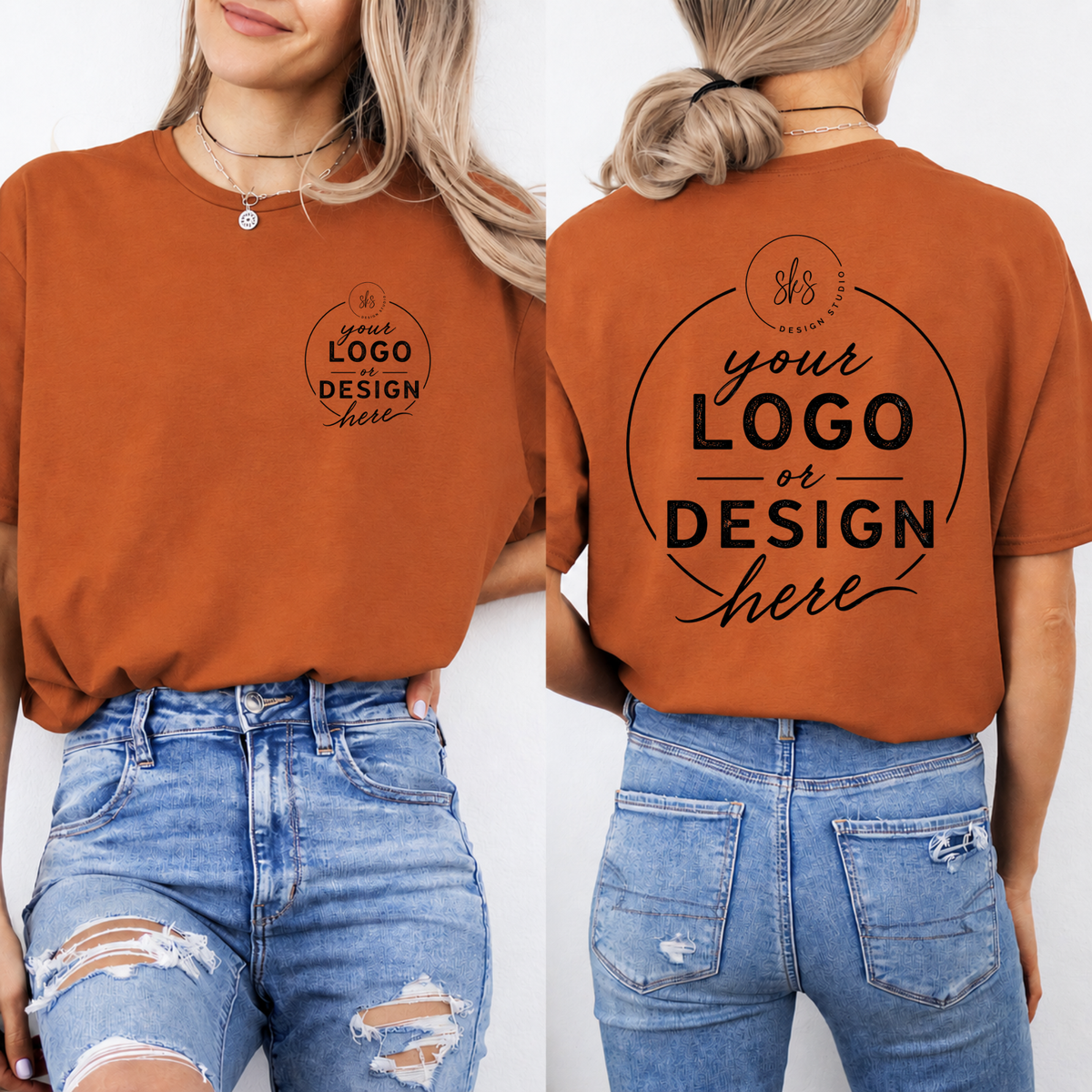 CUSTOM LOGO | Unisex T-Shirt [GILDAN]