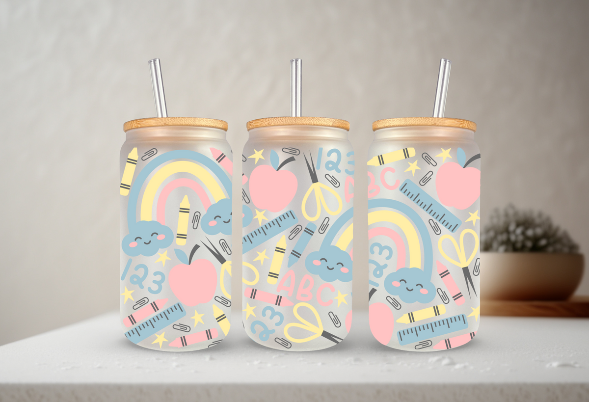 Teacher Rainbows | UVDTF Cup Wrap 20oz