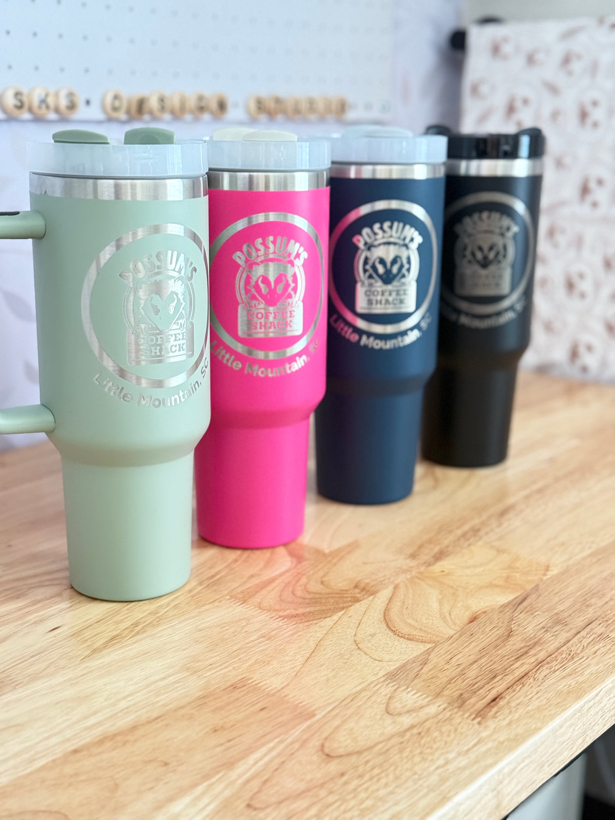 CUSTOM LOGO | ENGRAVED | 40oz Stainless Steel Tumbler