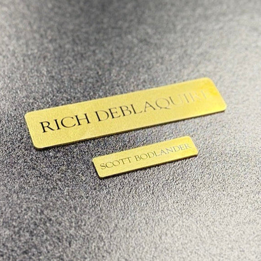 Custom Brass Trophy Plaque