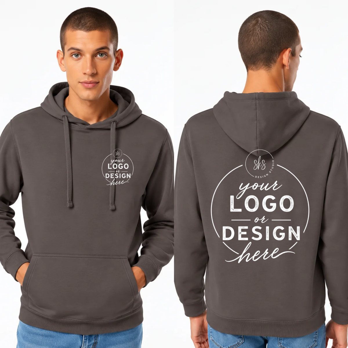 CUSTOM LOGO | Unisex Hoodie Sweatshirt [LAT]