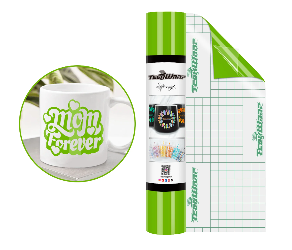 Teckwrap 001G Series Glossy Craft Vinyl 12" x 5' roll