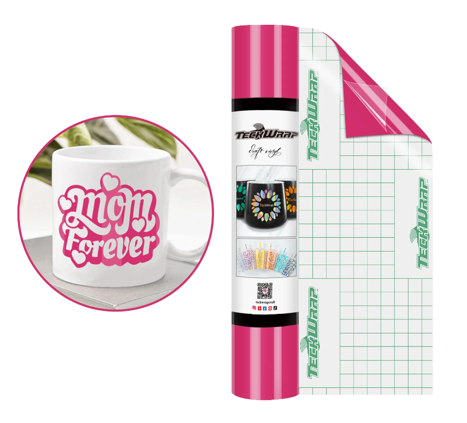 Teckwrap 001G Series Glossy Craft Vinyl 12" x 5' roll