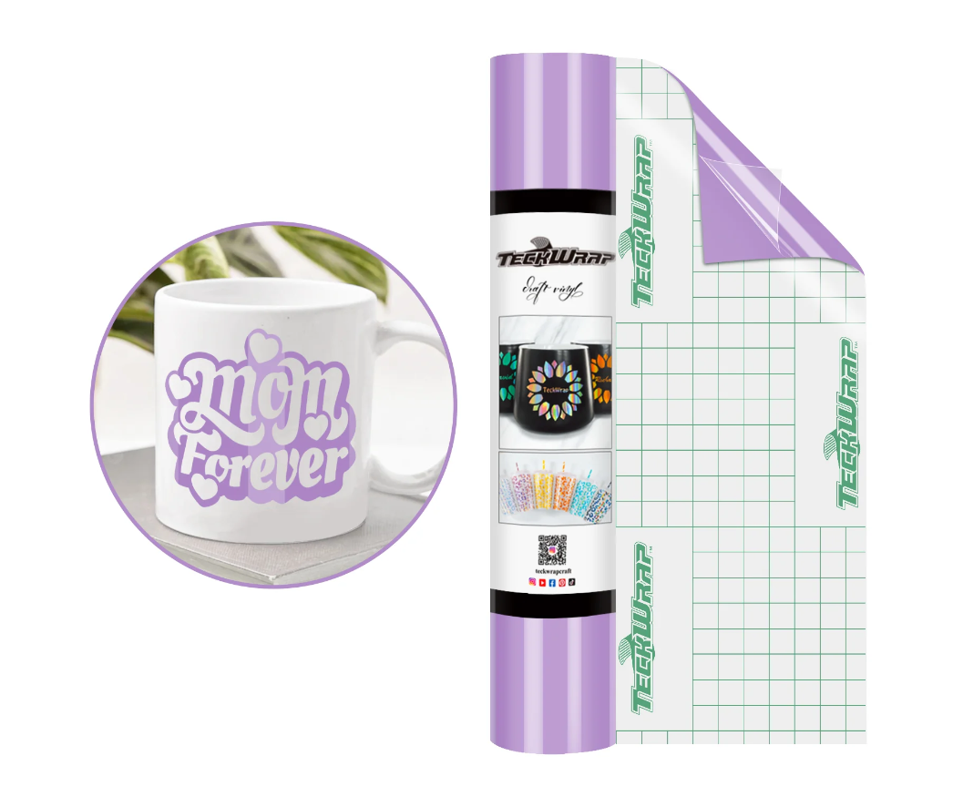 Teckwrap 001G Series Glossy Craft Vinyl 12" x 5' roll