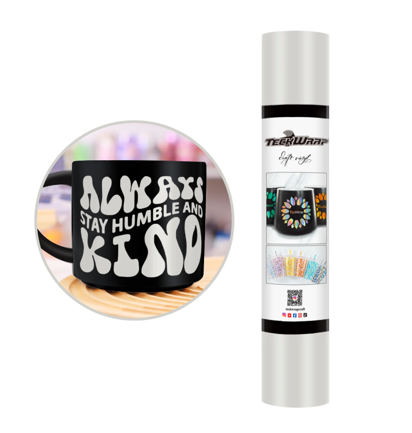 Teckwrap Dusty Matte Adhesive Craft Vinyl 12" x 5' roll