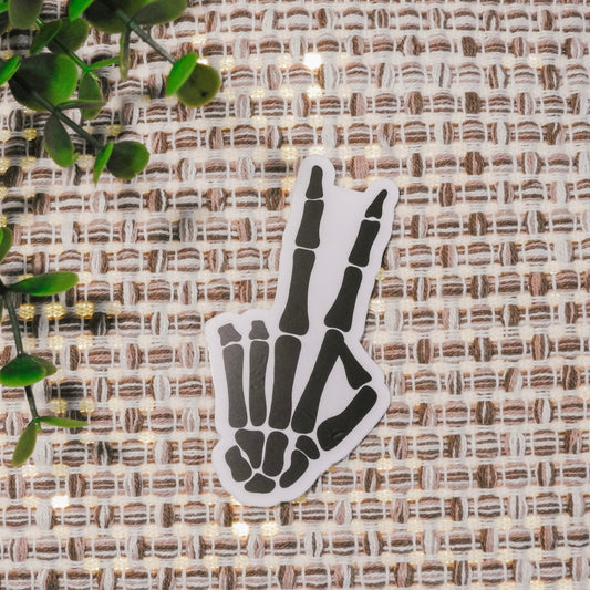 Skelly Peace Sticker