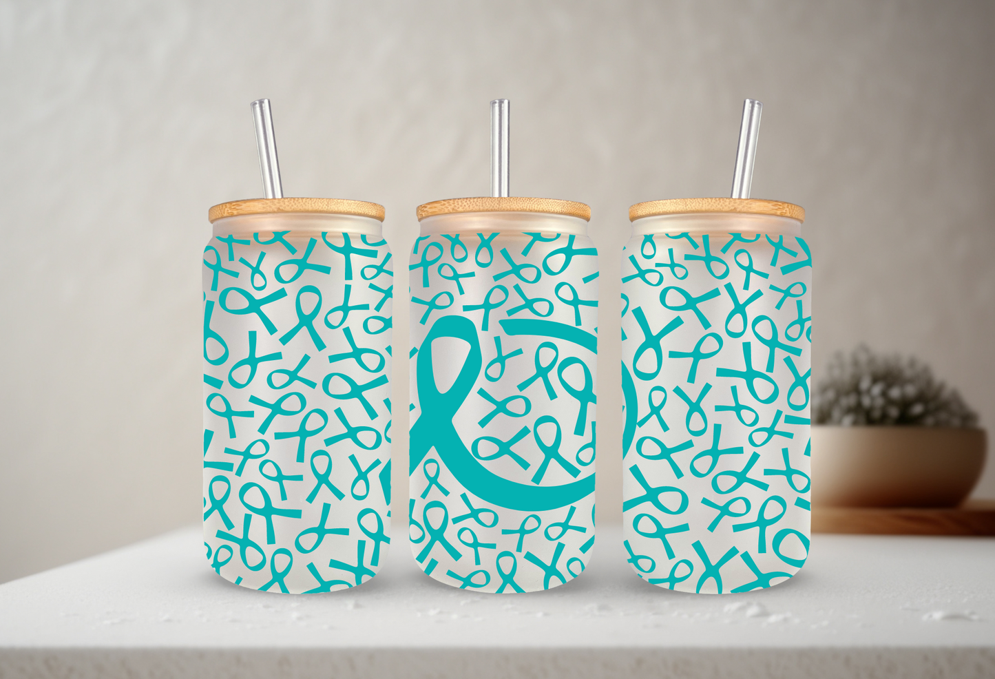 Awareness Ribbon (Choose Your Color) | UVDTF Cup Wrap 20oz
