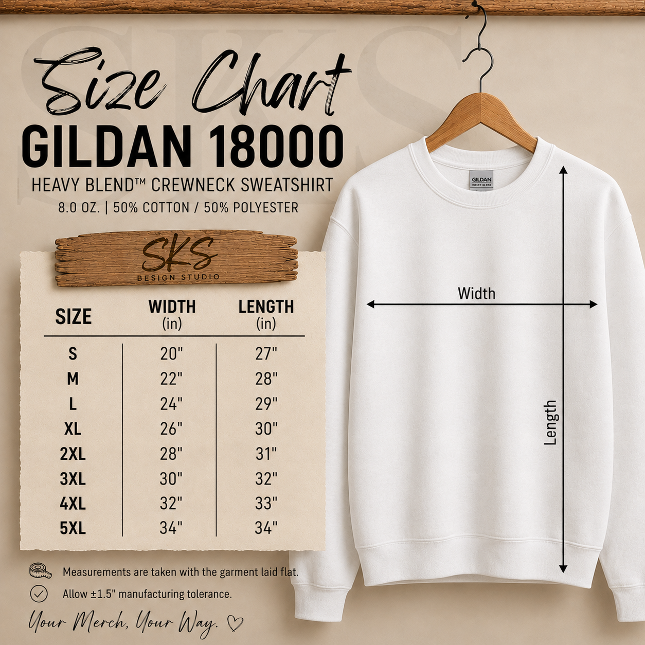 CUSTOM LOGO | Unisex Crewneck Sweatshirt [GILDAN]