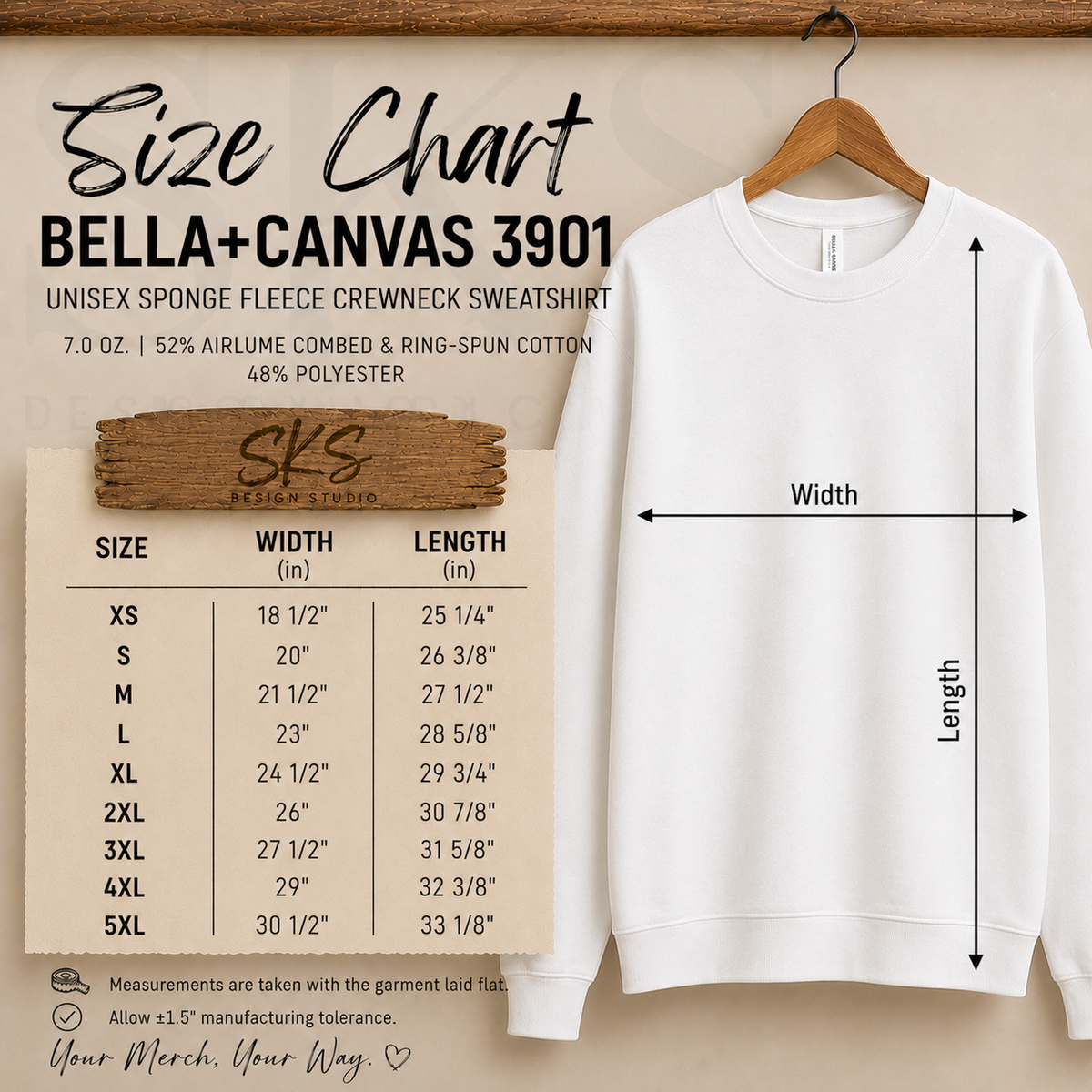 CUSTOM LOGO | Unisex Crewneck Sweatshirt [BELLA CANVAS]