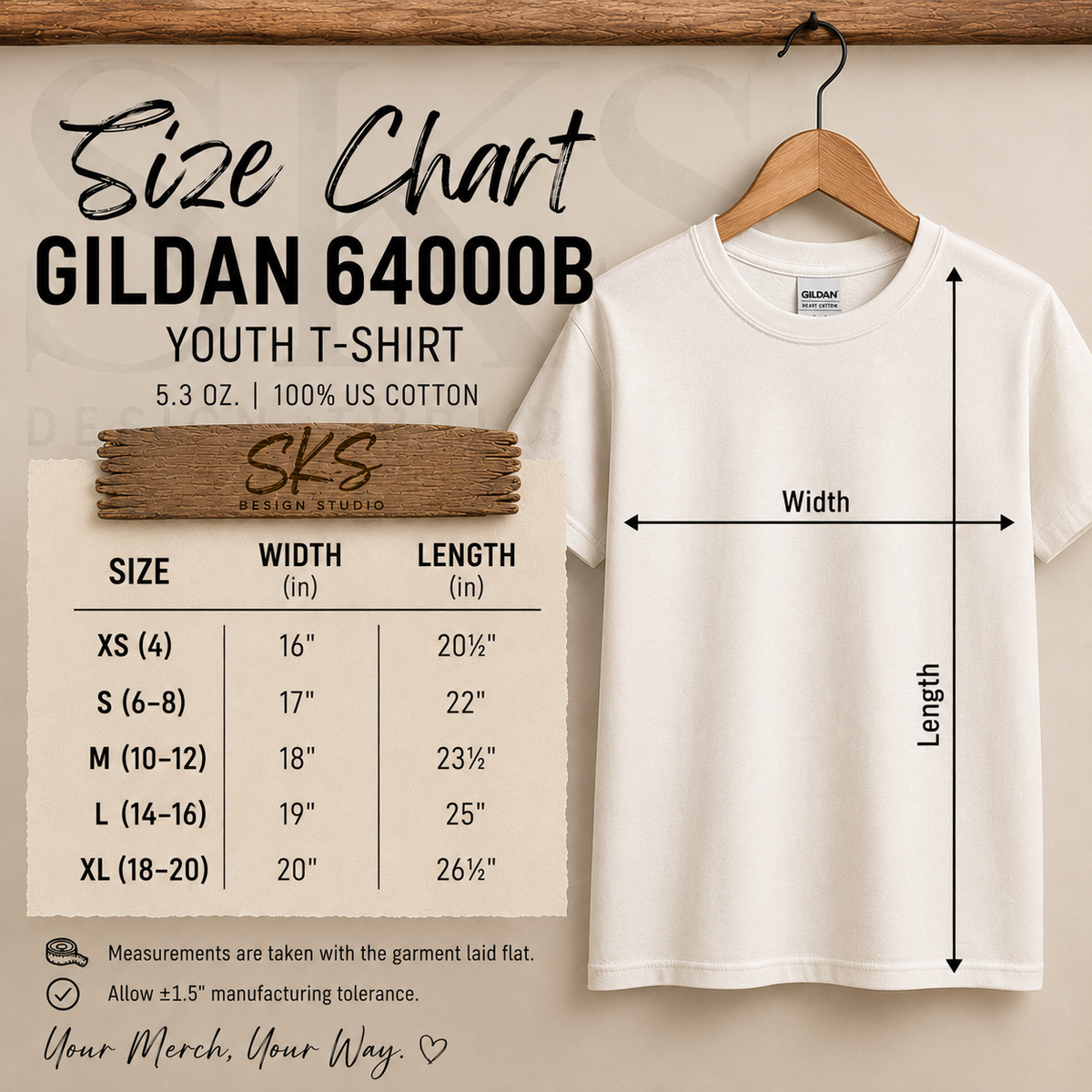 CUSTOM LOGO | Unisex Youth T-Shirt [GILDAN]
